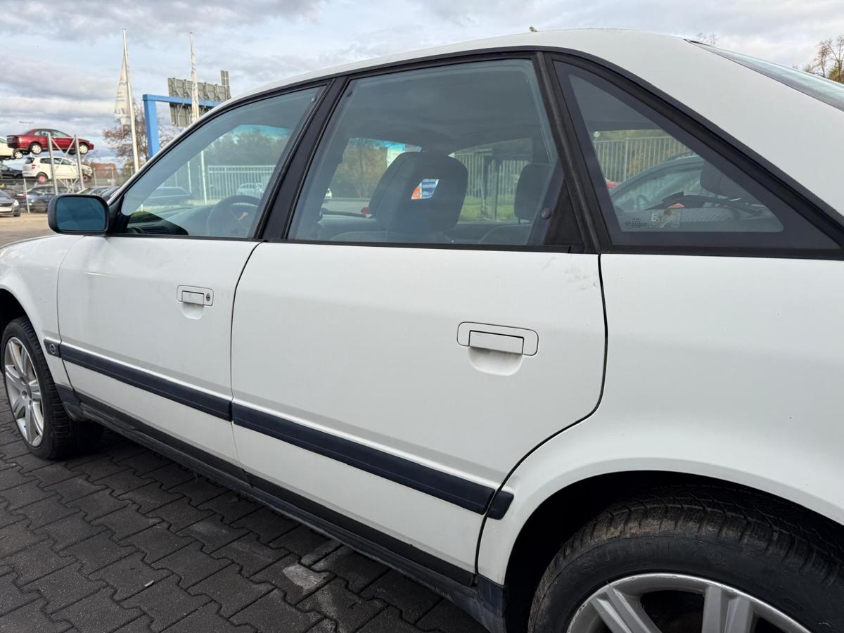 Audi 100 C4 original Tür hinten links L90E Alpinweiss Rohbau Limo BJ91